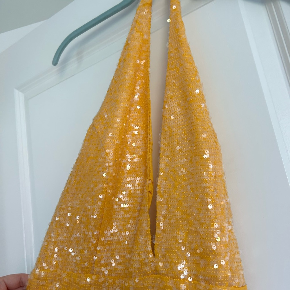 Markarian Valerie Sequin Halterneck Dress - Picture 5 of 11